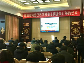 我縣與阿里巴巴 中國 軟件舉行縣域電子商務發展項目簽約儀式